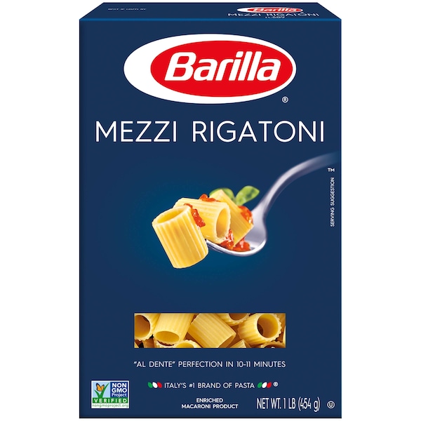 Barilla Mezze Rigatoni Pasta 16 oz., PK12